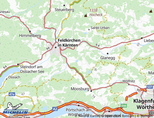 MICHELIN-Landkarte Maltschach - ViaMichelin