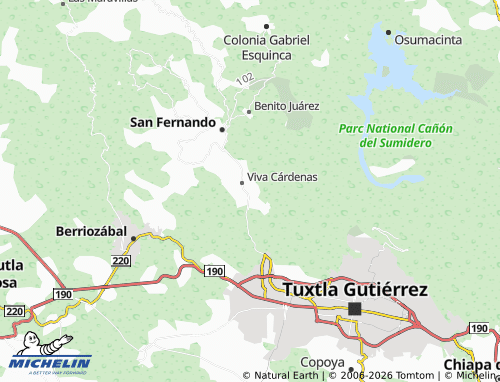 MICHELIN-Landkarte Ribera Valle Bonito - ViaMichelin