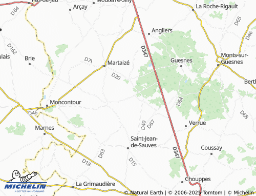 Carte MICHELIN La Grande Chaussée - ViaMichelin