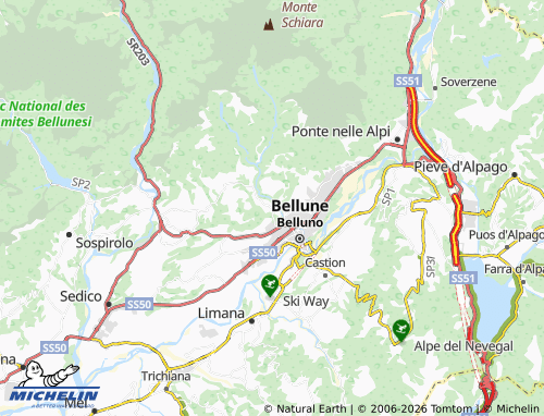 Mapa MICHELIN Vezzano - ViaMichelin