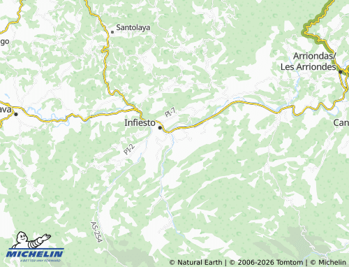 MICHELIN-Landkarte El Orrin - ViaMichelin