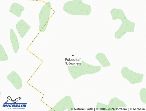 MICHELIN-Landkarte Pobeditel' - ViaMichelin