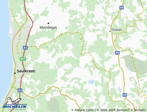 Mapa MICHELIN Ābelīte - ViaMichelin