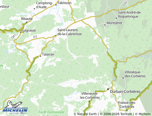 Mapa MICHELIN Coustouge - ViaMichelin
