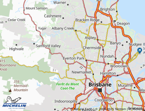 MICHELIN Arana Hills map - ViaMichelin