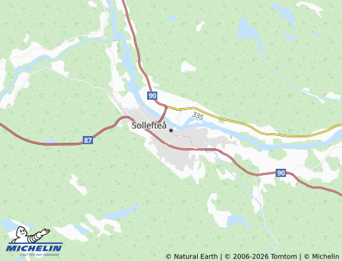 MICHELIN Sollefteå map - ViaMichelin