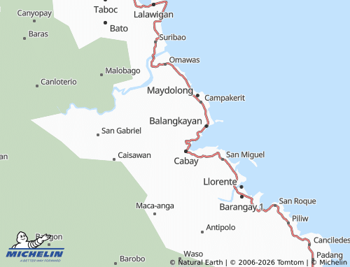 MICHELIN Balogo map - ViaMichelin