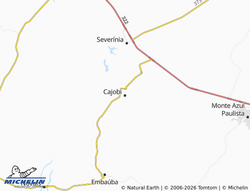 Carte MICHELIN Cajobi - ViaMichelin