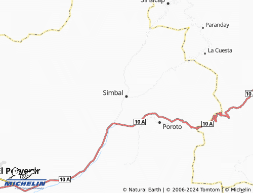 Map Simbal MICHELIN Simbal map - ViaMichelin
