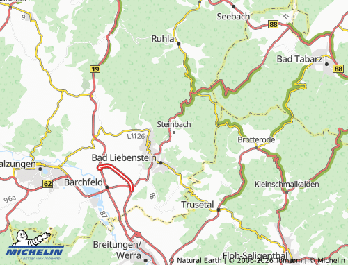 MICHELIN Steinbach map - ViaMichelin