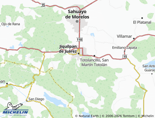 MICHELIN La Nopalera map - ViaMichelin