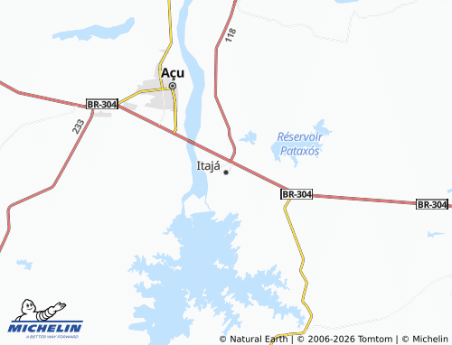 Mappa MICHELIN Itajá - ViaMichelin