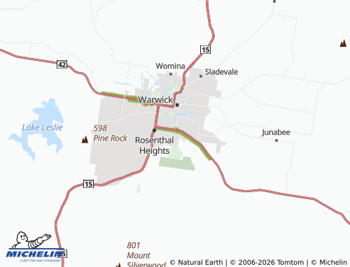 Mapa MICHELIN Morgan Park - ViaMichelin