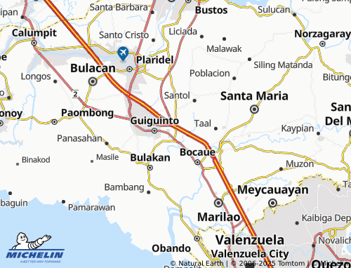 MICHELIN Borol 1st map - ViaMichelin