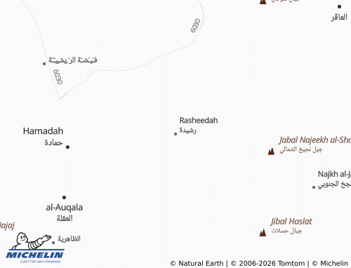 Mapa MICHELIN Rasheedah - ViaMichelin