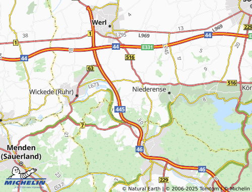 Carte MICHELIN Hünningen - ViaMichelin