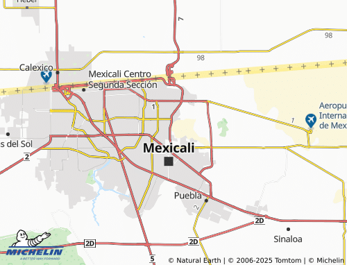 MICHELIN Elías Calles map - ViaMichelin