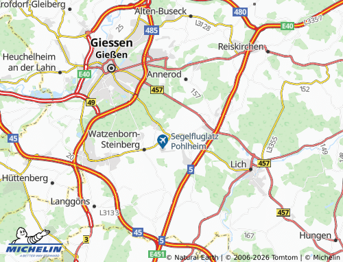 MICHELIN Hausen map - ViaMichelin