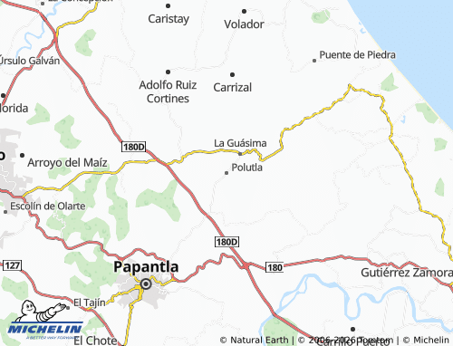 Mapa MICHELIN Polutla - ViaMichelin