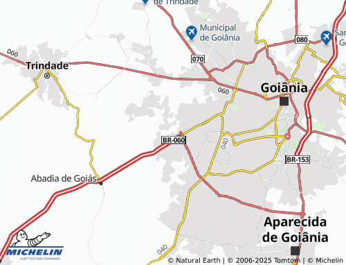 MICHELIN Chácara Anhanguera map - ViaMichelin