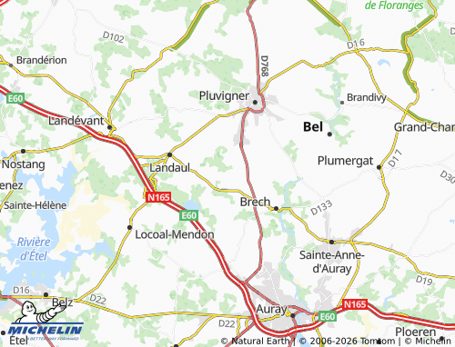 MICHELIN Calan map - ViaMichelin