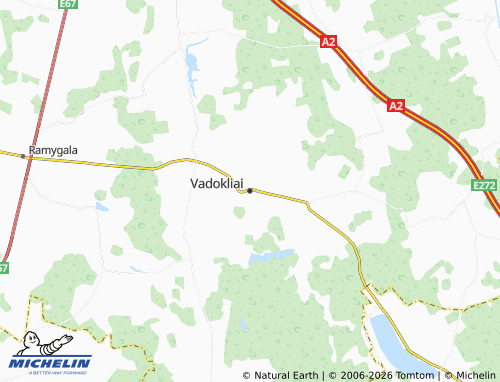 Mappa MICHELIN Vadokliai - ViaMichelin