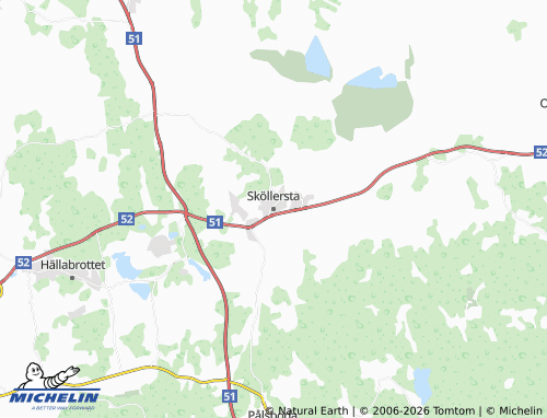 MICHELIN-Landkarte Sköllersta - ViaMichelin
