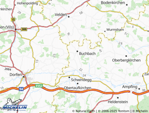 MICHELIN Steeg map - ViaMichelin