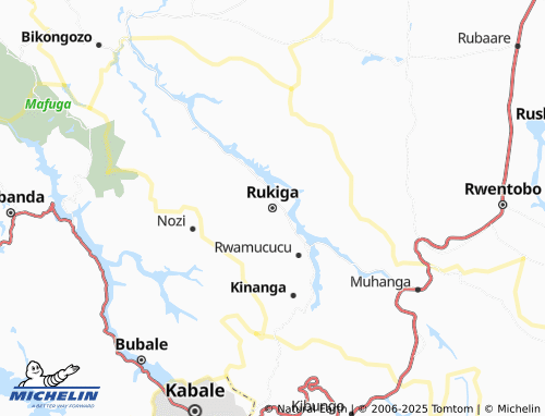 MICHELIN Rukiga map - ViaMichelin