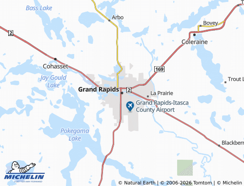 Carte MICHELIN Grand Rapids - ViaMichelin