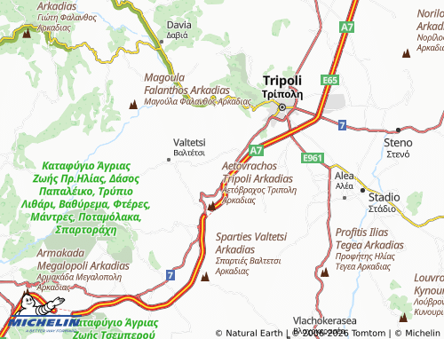 MICHELIN Makri map - ViaMichelin