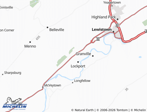 Mappa MICHELIN Strodes Mills - ViaMichelin