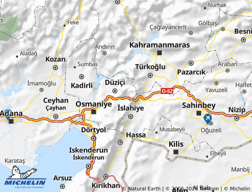 MICHELIN Bahçe map - ViaMichelin