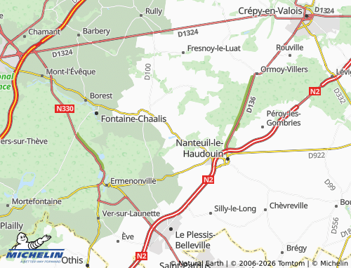 Carte MICHELIN Versigny - ViaMichelin