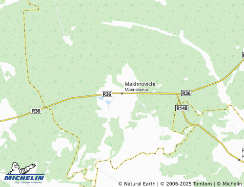 MICHELIN Makhnovichi map - ViaMichelin