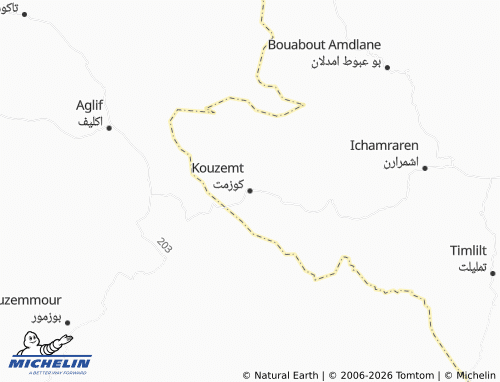 Mappa MICHELIN Kouzimt - ViaMichelin