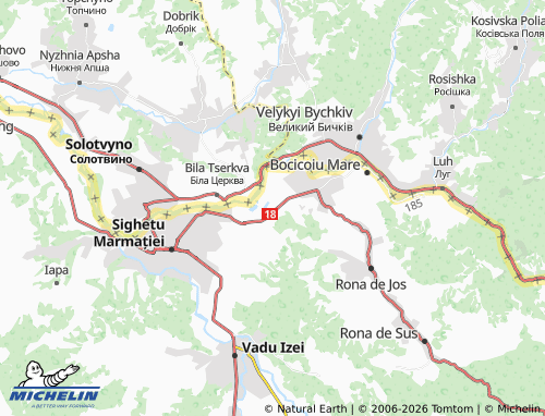 Carte MICHELIN Tisaș - ViaMichelin