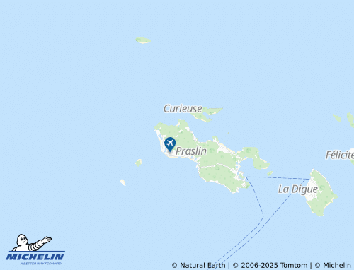 MICHELIN Anse Kerlan map - ViaMichelin