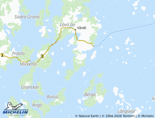 MICHELIN-Landkarte Grundsunda - ViaMichelin