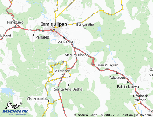 MICHELIN-Landkarte Maguey Blanco - ViaMichelin