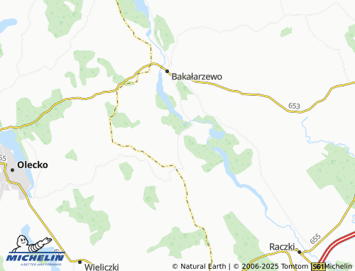 MICHELIN Karasiewo map - ViaMichelin