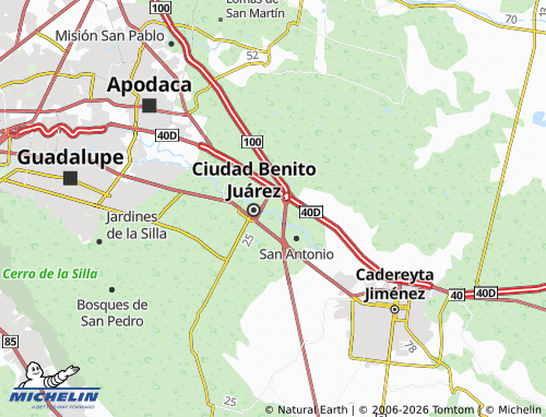Mappa MICHELIN Mirador del Parque - ViaMichelin