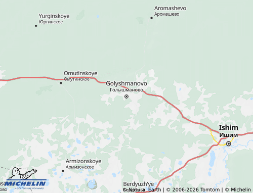 MICHELIN-Landkarte Golyschmanowo - ViaMichelin