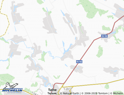 Mapa MICHELIN Antonivka - ViaMichelin
