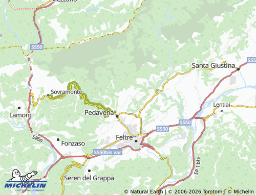 Mapa MICHELIN Pren - ViaMichelin