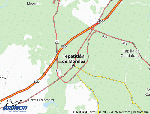 Mappa MICHELIN Paseo de Las Lomas - ViaMichelin