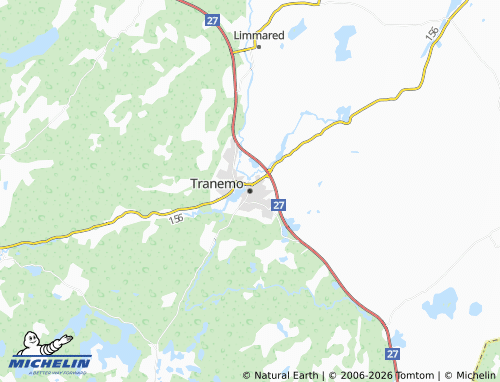 Carte MICHELIN Tranemo - ViaMichelin