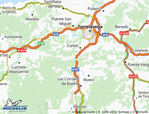 Carte MICHELIN Yermo - ViaMichelin