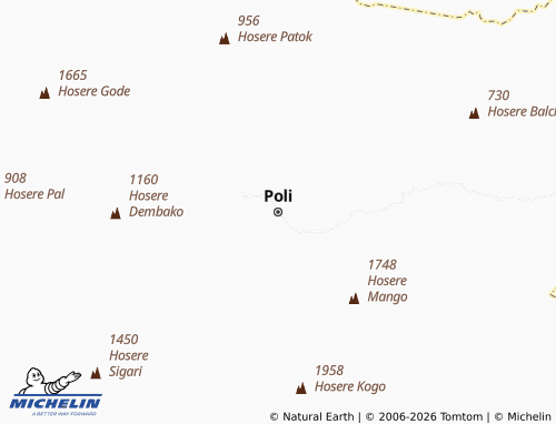 Mapa MICHELIN Poli - ViaMichelin