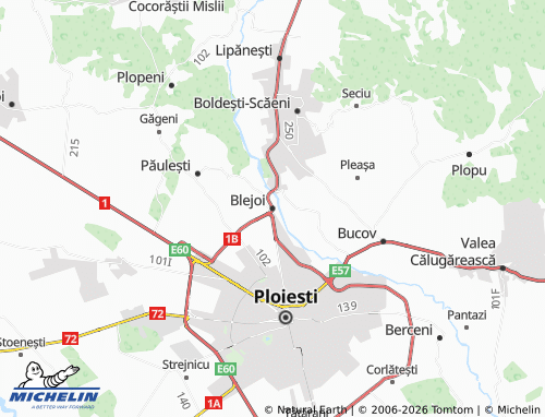 MICHELIN Blejoi map - ViaMichelin